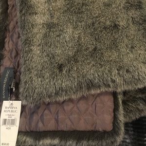 Banana Republic Faux Fur Scarf